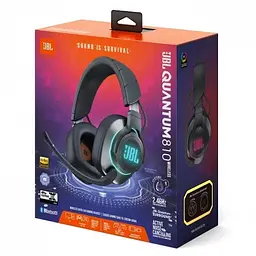 Бездротові навушники повнорозмірні JBL Quantum 810 (JBLQ810WLBLK) - мініатюра 9
