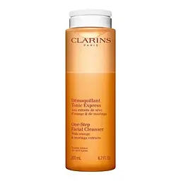 Лосьйон для обличчя 200 мл Clarins Demaquillant Tonic Express - мініатюра 1