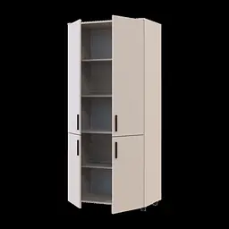 Шафа для одягу Doros Торн Кашемір 2 ДСП (полиці) 90х51.6х200 (44900448) - мініатюра 6