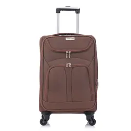 Валіза Semi Line 20 дюймів (S) дюймів (S) 47+5 л коричневий T5960-1 58x37x25.5 см ручна поклажа розширювач - мініатюра 2