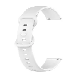 Ремінець для Samsung Galaxy Watch Active | Active 2 - білий силікон 20мм Watchbands (WB322321) - мініатюра 2