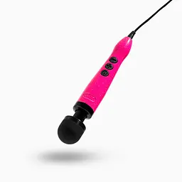 Вібромасажер DOXY Die Cast 3 Hot Pink, дуже потужний, живлення 220В, металевий корпус - мініатюра 2