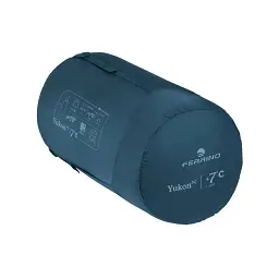 Спальний мішок Ferrino Yukon Square +7°C Blue-Grey Left (86381RBGSX) (932334) - мініатюра 4