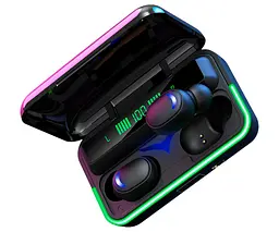 Бездротові навушники Bluetooth No Brand E-10 з Power bank Чорні (Bluetooth E-10_400)