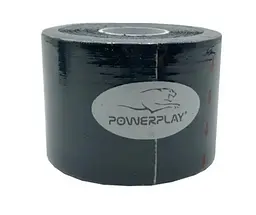 Кінезіологічний тейп PowerPlay 4315 Чорний 5 cм x 5 м (PP_4315_Black) - мініатюра 1