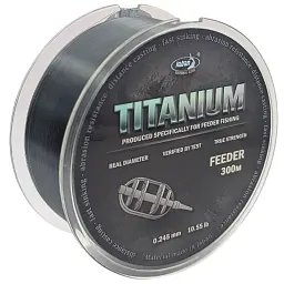Волосінь Katran Titanium Feeder 300m (metalic) 0.245mm 10.55lb/4.54kg