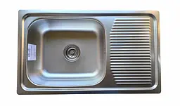 Кухонна мийка Romzha Amina Satin RO43425, Сірий