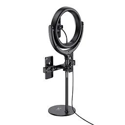 Тримач із кільцевим освітленням Hoco LV01 Rouge desktop fill light live broadcast stand - мініатюра 2