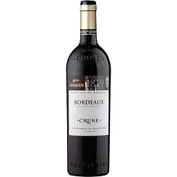 Вино Cruse Bordeaux Red Blend червоне сухе 0.75 л