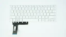 Клавіатура для ноутбука ASUS (E202SA series) rus, white, без фрейма - мініатюра 2