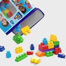 Конструктор Mega Bloks класичний в сумці, 60 деталей (DCH55) - мініатюра 2