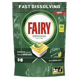 Капсули для посудомийних машин Fairy Original Все в 1, 56 шт. - мініатюра 2