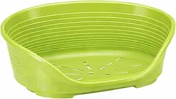 Пластиковий лежак для собак і котів Ferplast Siesta Deluxe 10 салатовий 70210943