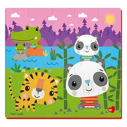 М'які пазли Vladi Toys Fisher-Price Панди, 25 елементів (VT1109-03) - мініатюра 2