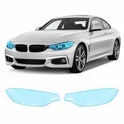 Антигравійна захисна бронеплівка за лекалами для BMW 4 Series F32 2013-2020 - оптика (фари та ПТФ)