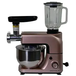 Кухонна машина Grunhelm GKM0021G 6 швидкостей 5 л рожева (118766) - мініатюра 3