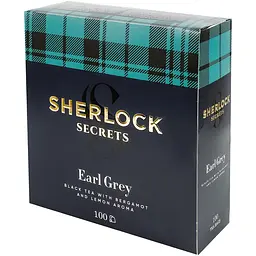 Чай чорний Sherlock Secrets Earl Grey 100 шт. х 2 г - мініатюра 3