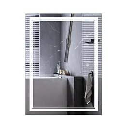 Дзеркало Mixxus Premium QUADRO MR20-80x60-REVERSE (LED Touch, Anti-fog) (MP6619)