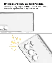 Чохол до мобільного телефона BeCover Silicone Tecno Camon 40 (CM5) Transparent (714680) - мініатюра 4