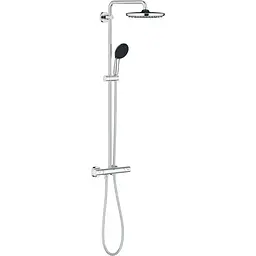 Душова система з термостатом для настінного монтажу Grohe Vitalio Start System 250 26678001, Хром