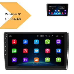 Штатна магнітола 9" Android 12 XPRO 9 Universal (42426-K9021-16GB_4373) - мініатюра 2