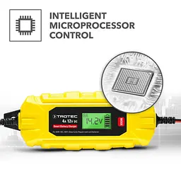 Портативний зарядний пристрій для автомобільного акумулятора Trotec PBCS 4A, 12V, 4-120Ah (4675000005) - мініатюра 9