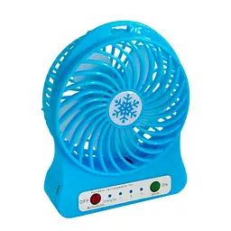 Портативний вентилятор на акумуляторі Portable Fan XSFS-01 Блакитний, мінівентилятор від usb (NS) - мініатюра 4