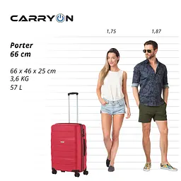 Валіза CarryOn Porter (M) Red (502448) - мініатюра 6