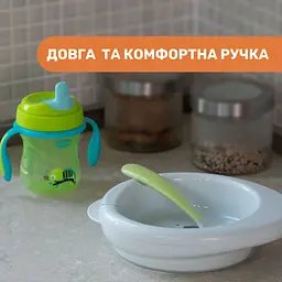 Ложка силіконова Chicco, 6м +, 1 шт., зелений (06828.51) - мініатюра 9