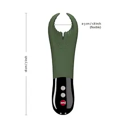 Fun Factory Manta - обопільний вібратор для пар, 18х5.2 см (синій) Fun Factory FNF5300859 98469 - мініатюра 8