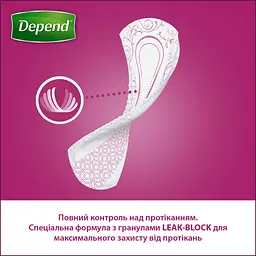 Урологічні прокладки Depend Normal Plus Pad 12 шт. (5029053546162/5029053561585) - мініатюра 4