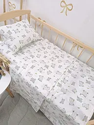 Змінний постільний комплект в дитяче ліжечко 120 x 60 см (наволочка + простирадло + підковдра) BST коала