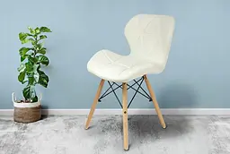 Крісло JUMI Scandinavian Design (еко-шкіра) White - мініатюра 2