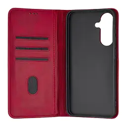 Чохол-книжка Premium Samsung A56 5G (A566) Dark Red - мініатюра 2