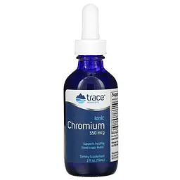 Іонний хром, Ionic Chromium, 550 мкг, 59 мл Trace Minerals Research vit0003148