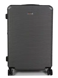 Валіза дорожній гігант (XL) полікарбонат Airtex 968 110л 75х50х30 см Темно-сірий (Dark grey) - мініатюра 3