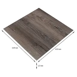 Самоклеюча LVT плитка 610х610х1.5 мм SW-00003270 - мініатюра 5