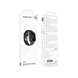 Смарт-годинник Borofone BD12 51mm 190 mAh IPX4 Smart sports watch (call version) чорний - мініатюра 2
