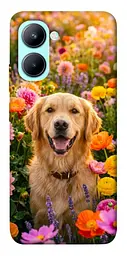 TPU чохол Demsky Flowery labrador для Realme C33