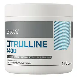 Цитрулін малат Citrulline 4400, 150 капсул OstroVit vit0004643 - мініатюра 1