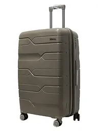Валіза велика L поліпропілен Milano bag 0306 76×49×31см 82л Шампань - мініатюра 2