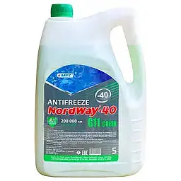 Антифриз NordWay G11 -40 ° C зелений 5л - мініатюра 2