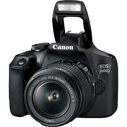 Дзеркальний фотоапарат Canon EOS 2000D Kit EF-S 18-55mm f/3.5-5.6 IS II (2728C008) UA [83555] - мініатюра 2
