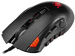 Ігрова миша Defender Oversider GM-917 RGB (12000dpi) 12 кнопок (Чорна) - мініатюра 4
