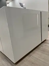 Комод Perfect Home Арко / Arco 3-дверний 3D/138 Білий глянець/дуб грандсон (PFH-091033) - мініатюра 7