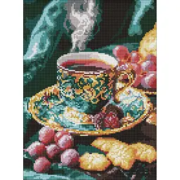 Алмазна мозаїка Кава по-турецьки ©art_selena_ua Ідейка AMO8130, 30х40 см