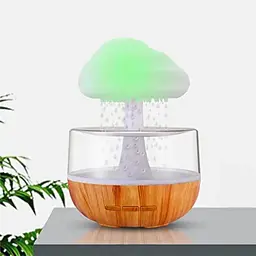 Зволожувач повітря RIAS Хмара RGB з дощем 300ml Brown (3_04347) - мініатюра 4