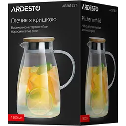 Глечик Ardesto з кришкою 1500 мл (AR2615ST) - мініатюра 5