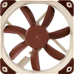 Вентилятор Noctua для корпуса 120x120x25мм SSO2 300-1200 об/мин 10.7-17.8дБ 4pin PWM бежевый/коричн. (NF-S12A PWM)