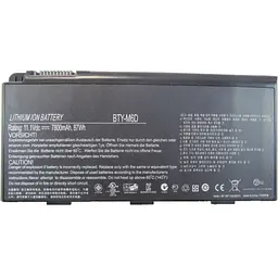 Акумулятор MSI BTY-M6D 7800mAh 6cell 11.1V Li-ion (A47040)